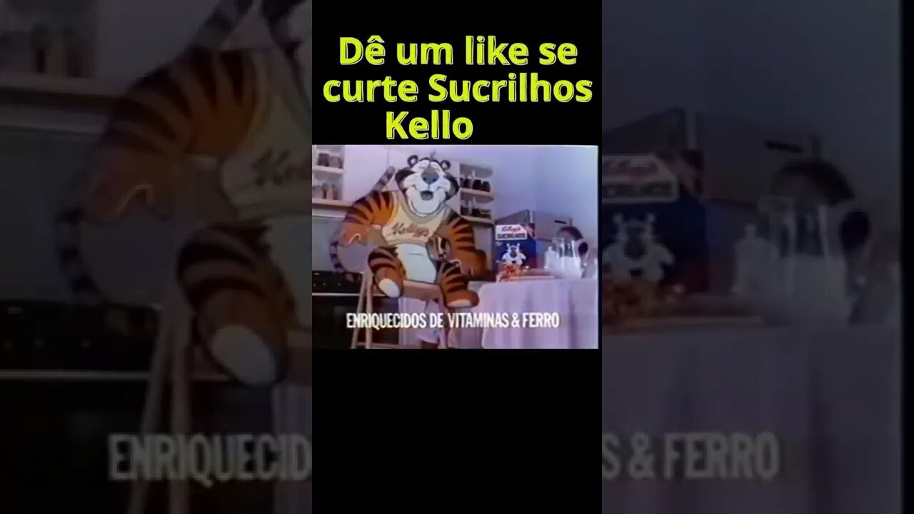 Sucrilhos Kellog's. Anuncio dos anos 80.