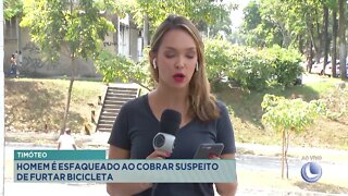 Timóteo: homem é esfaqueado ao cobrar suspeito de furtar bicicleta