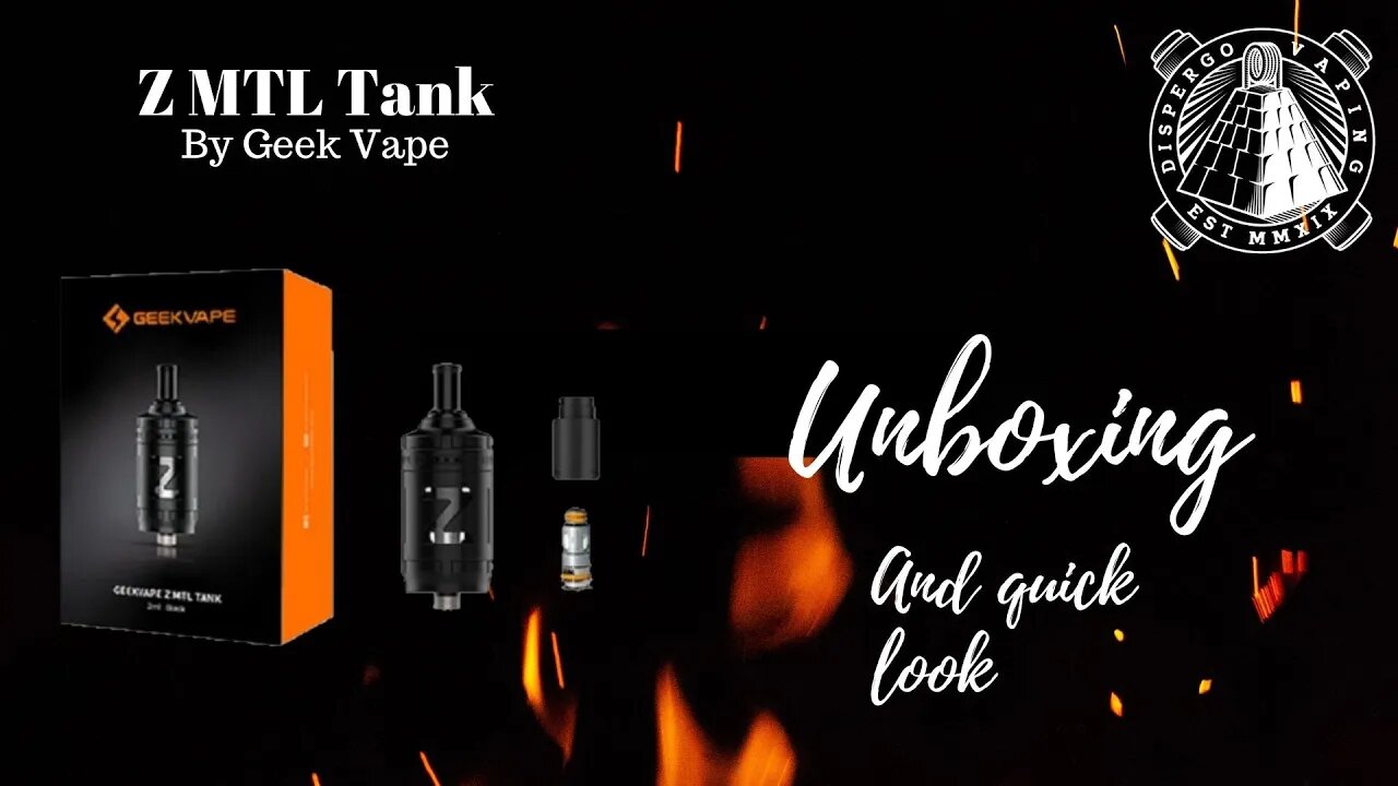 Geek Vape Z MTL Tank (Quick Looks/Unboxing)