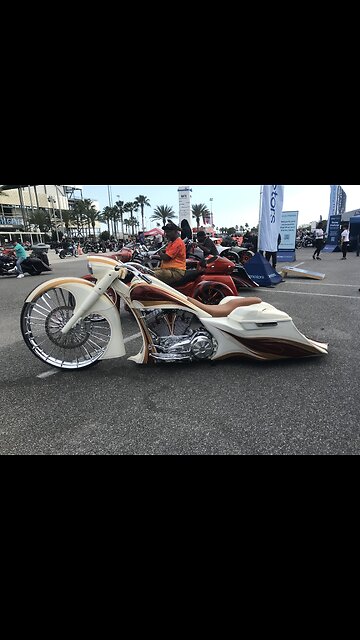 March 9th Daytona bike week. FPL Solar pergoal setup 🔥 Sanford Fl morning.