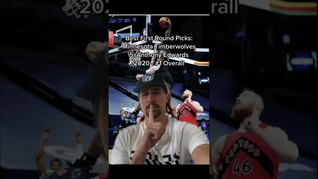 Minnesota Timberwolves Greatest First Round Draft Picks #shorts