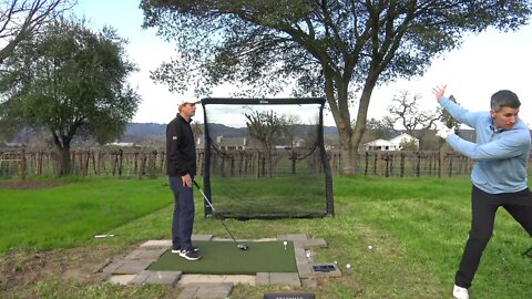 WORLD BEST AM DRIVER Upgrades MY DRIVER SWING USING A MED BALL | BE BETTER GOLF