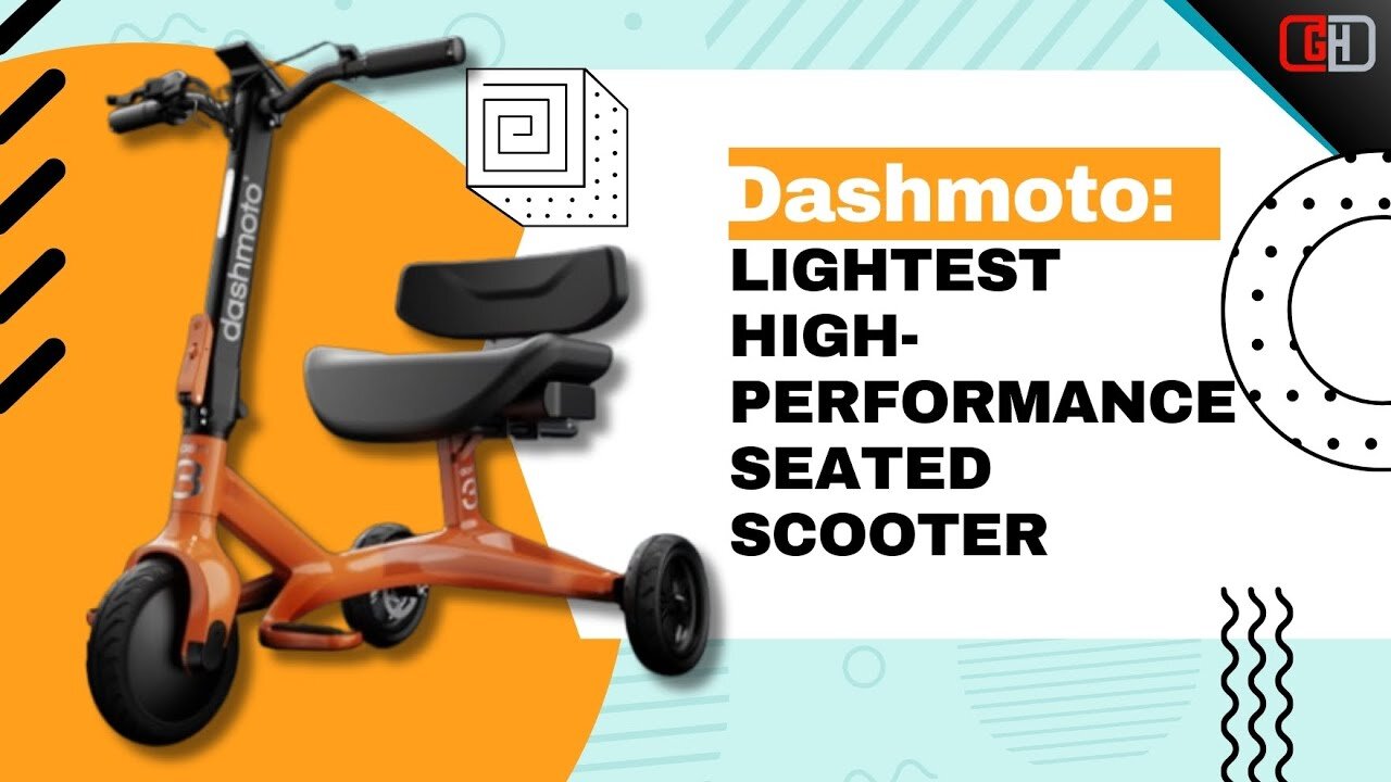 Dashmoto: Lightest High-Performance Seated Scooter