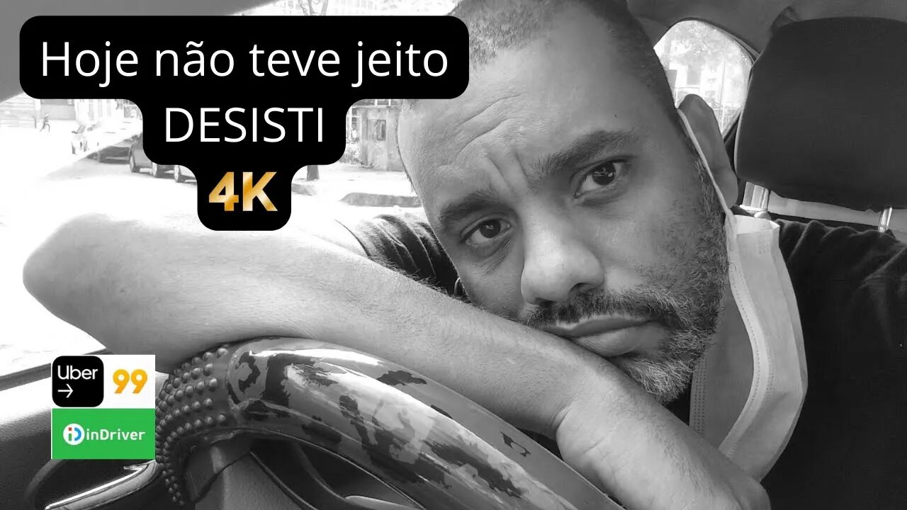 Vontade de DESISTI foi grande, MAS....como foi o DIA nos Apps. #uber #99pop #indriver