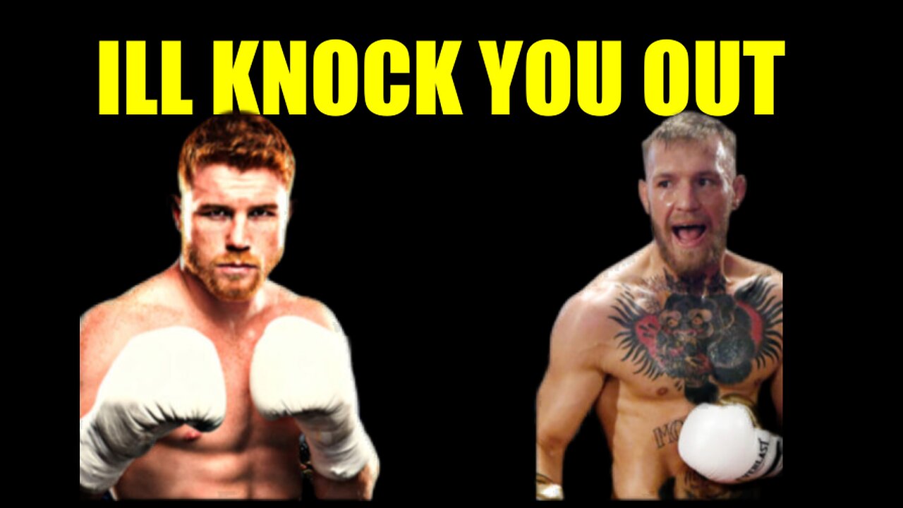 "HILARIOUS" Canelo Alvarez and Conor McGregor trade back and forth insults over social media.