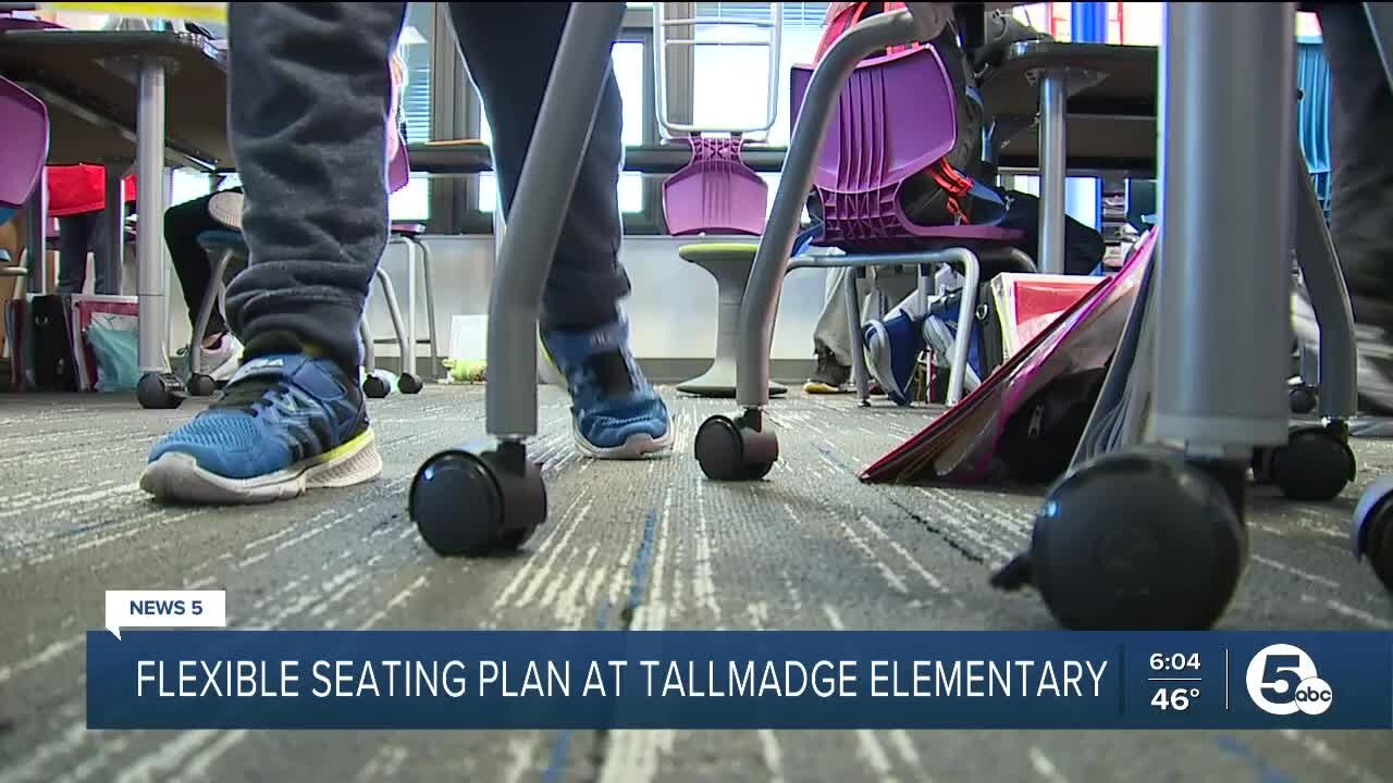 Tallmadge elementary school implements flexible seating plan