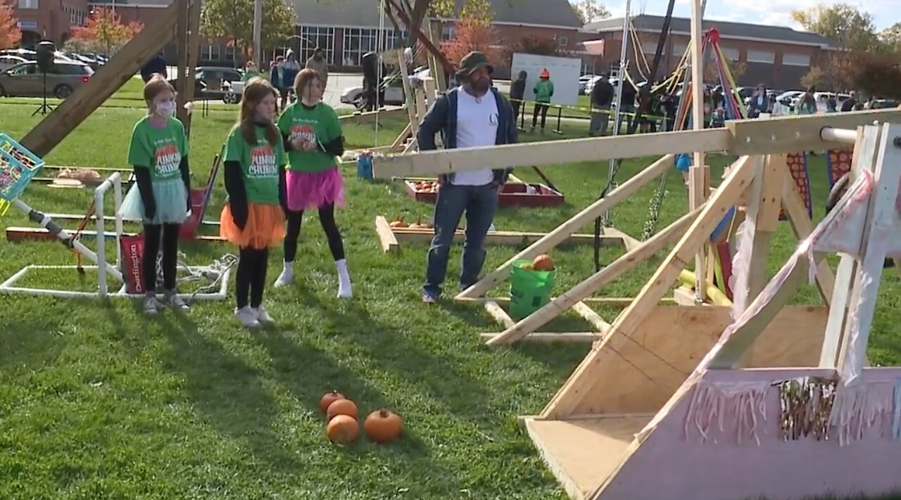 Bay Middle School holds annual “Punkin Chunkin” competition