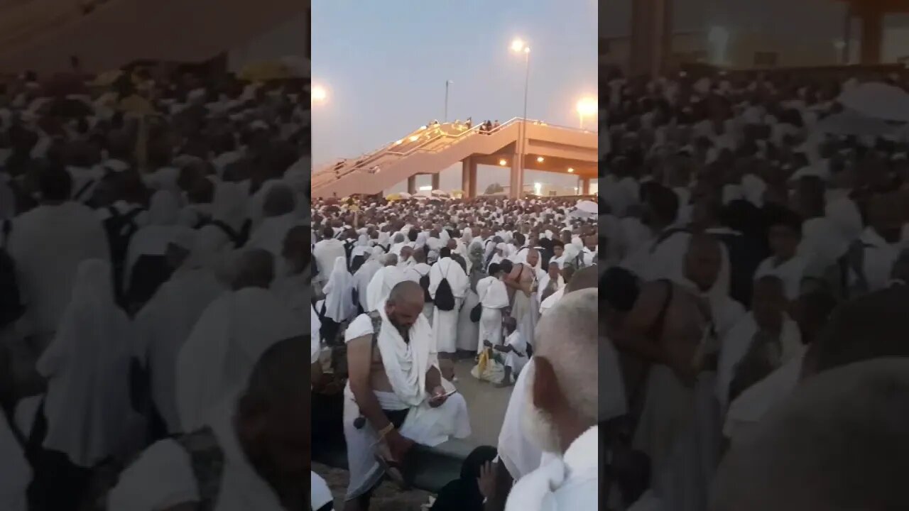 Hajj Day 3: Morning in Muzdalifah, Alhamdulillah #muzdalifah #hajj