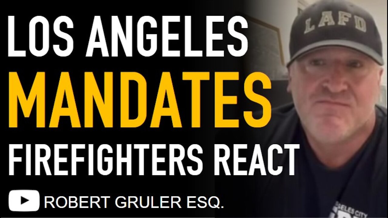 Los Angeles Mayor Eric Garcetti Mandates Vaccines, Firefighter Cristian Granucci Responds