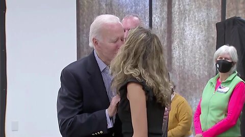 Joe Biden Votes (with his ID) in Delaware, then Creepily Kisses his granddaughter