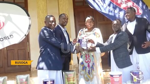 A COLOURFUL WEDDING: PLASCON PAINTS ALL PALACES IN BUSOGA AHEAD OF THE ROYAL WEDDING.