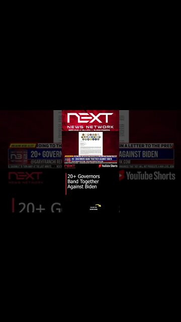 20+ Governors Band Together Against Biden #shorts