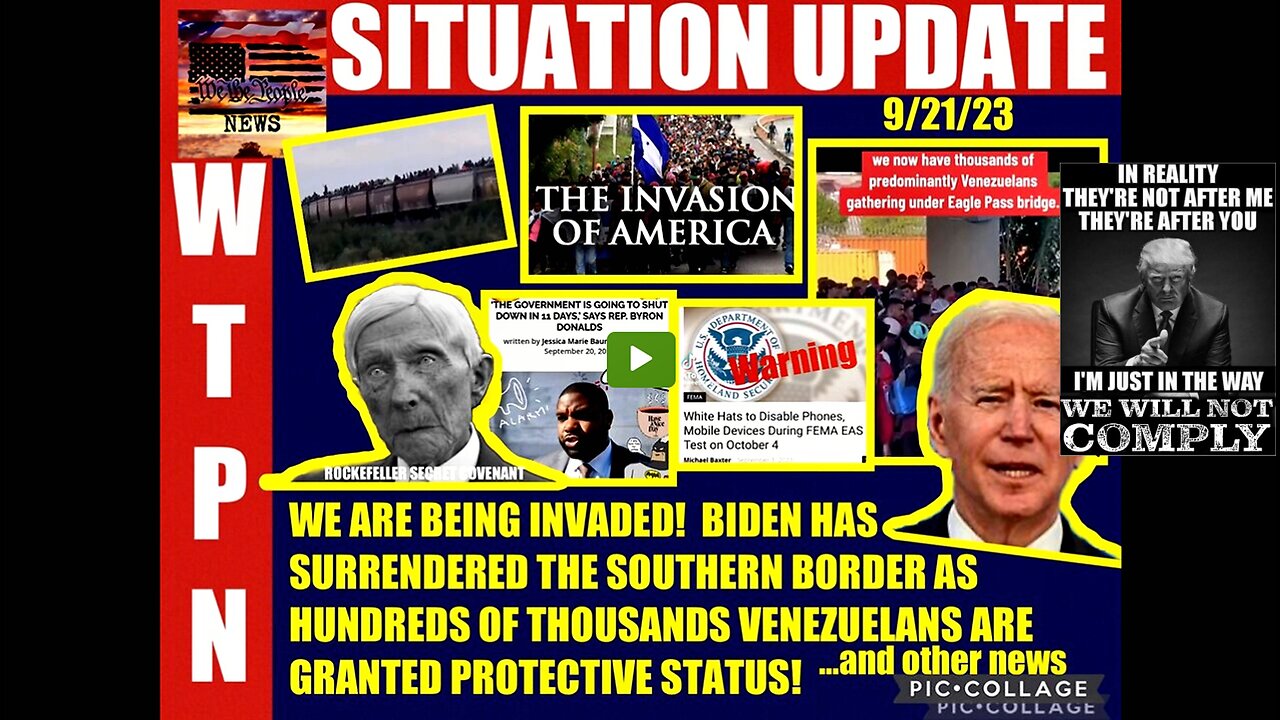 SITUATION UPDATE 9/21/23 (Related links and info in description)