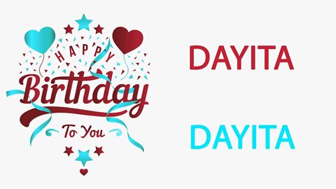 Happy Birthday to Dayita - Hindi Birthday Wish From Birthday Bash