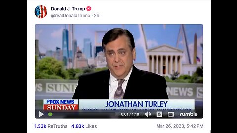 Donald J Trump TS post Mar 26, 2023, 5:42 PM