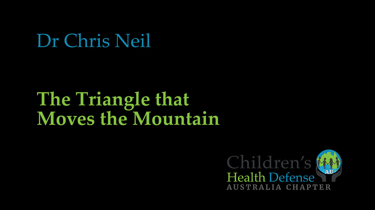 Dr Chris Neil: The Triangle that Moves the Mountain