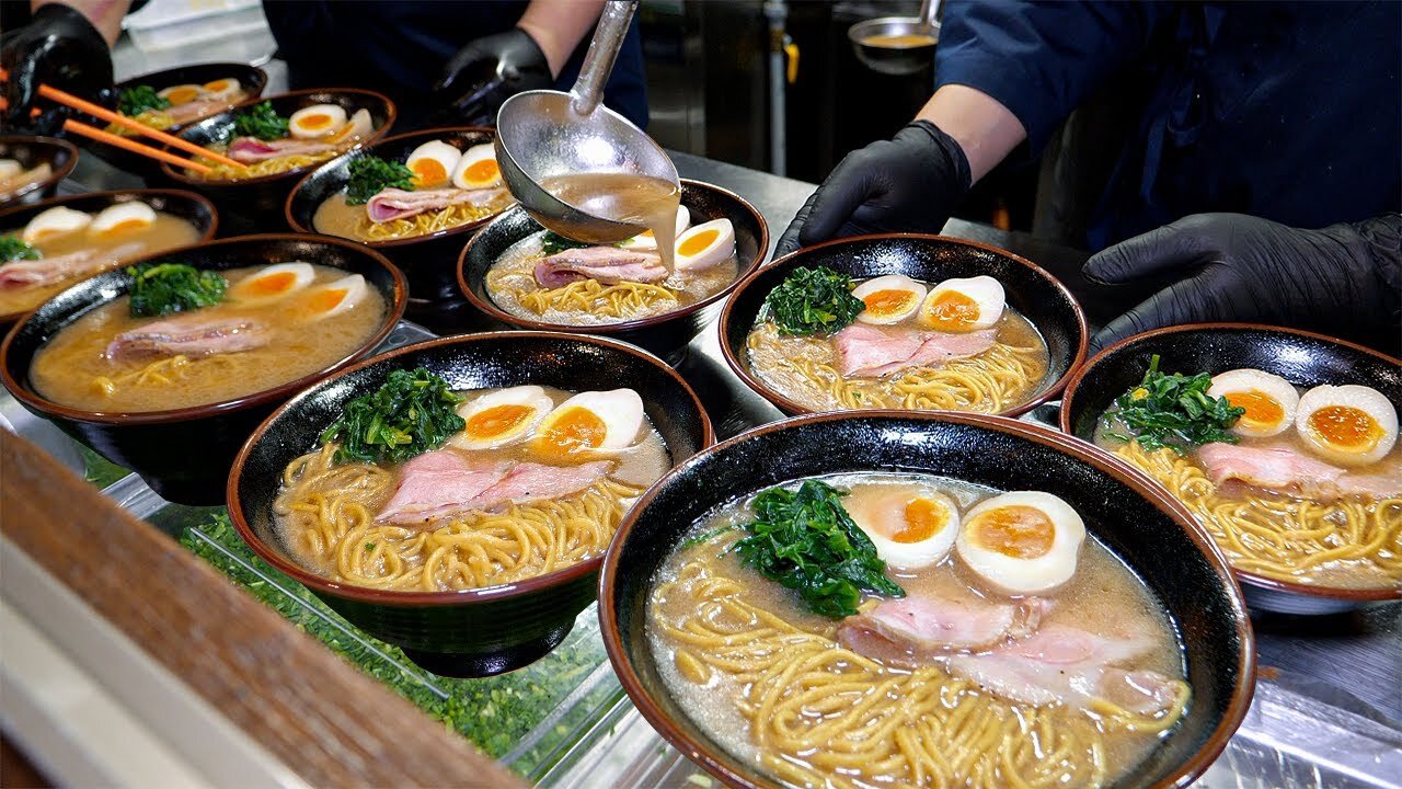 Amazing Japanese Ramen that won the 1st place in Japan - Korean street food