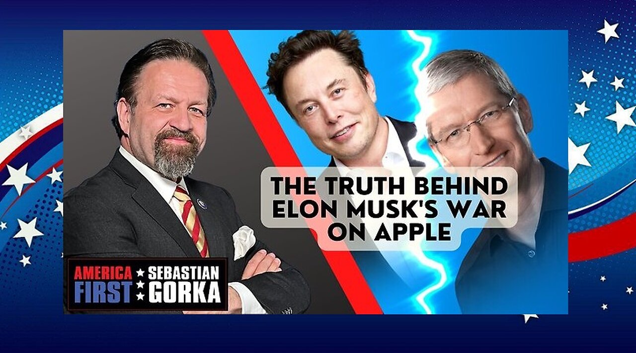 Elon Musk's War on Apple. Sean Davis with Sebastian Gorka on AMERICA First