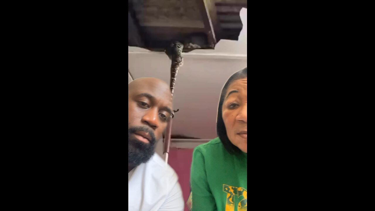 Showing my Haitian Mom a video of a snake ðŸ˜ðŸ˜
