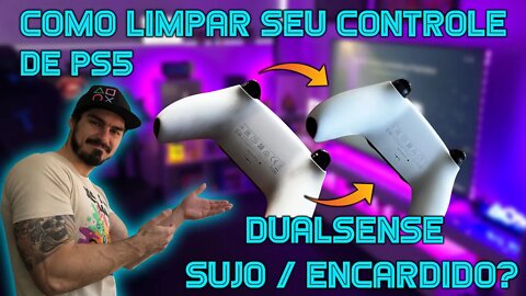 Como Limpar o Controle do PS5 [Dualsense do Playstation 5]