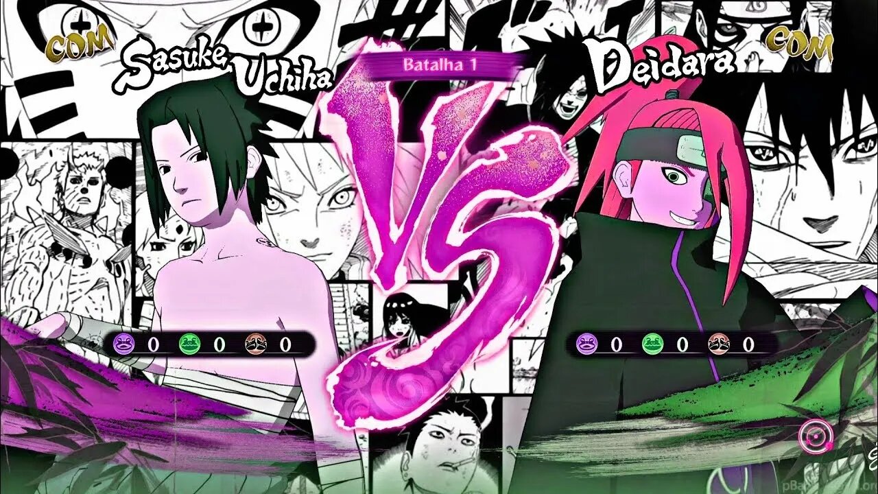 Deidara vs Sasuke Uchiha - Storm 4 Road to Boruto Dublado