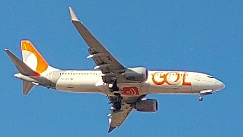 Boeing 737 MAX 8 PS-GPC coming from Rio de Janeiro to Fortaleza