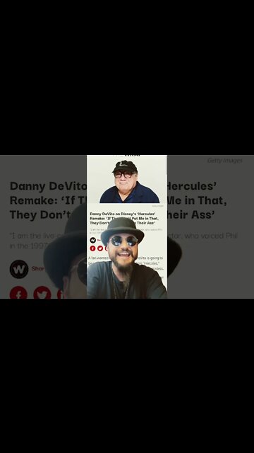Danny DeVito responds to Disney Hercules Live Adaption Question