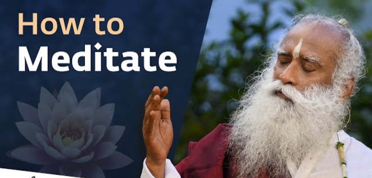 'How to meditate' for | beginners