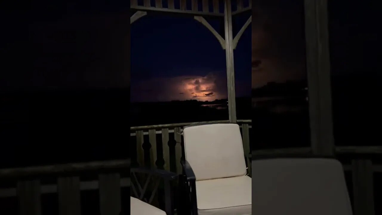 Lightning in the distance