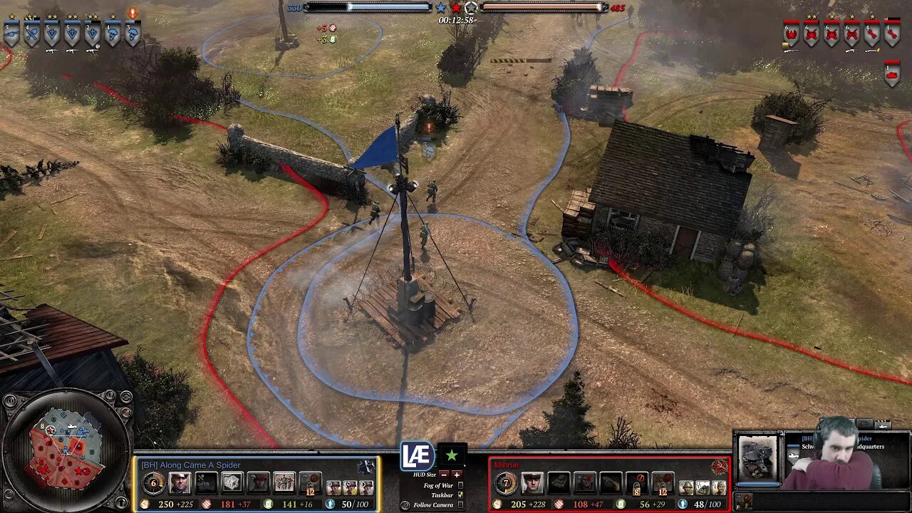 Along Came A Spider (OKW) vs Minnie (Sov) || Company of Heroes 2