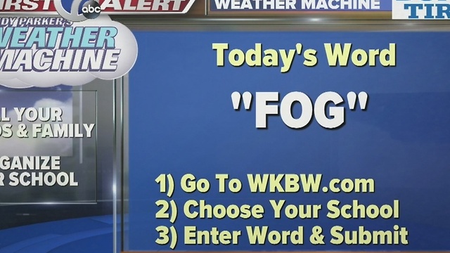 Andy Parker's Weather Machine Word 01-18-17
