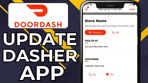 HOW TO UPDATE DOORDASH DASHER APP