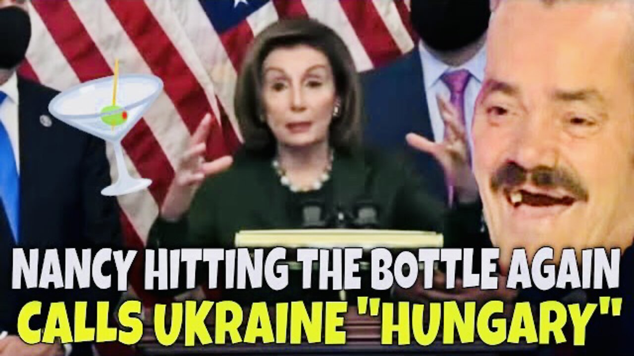 Nancy Pelosi hitting the bottle again