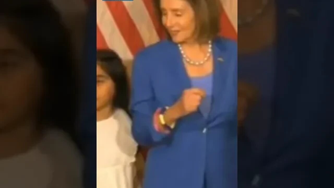 NASTY Nancy Pelosi DELIBERATELY Elbows GOP Rep. Mayra Flores Daughter During Photo OP! #shorts