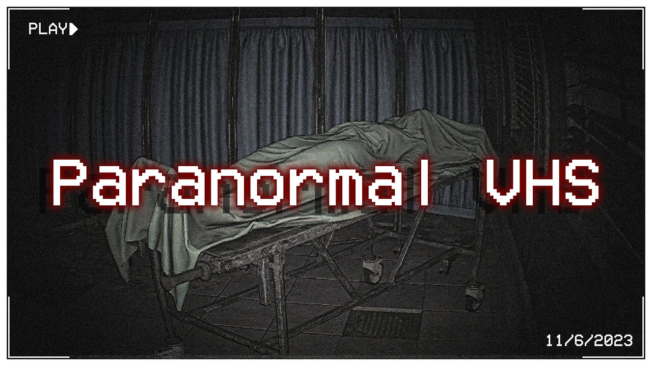 VHS Footage Of An Abandoned Hospital | Paranormal VHS Demo | 4K (No Commentary)