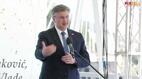 Plenković na obilježavanju 20 godina od završetka radova na mostu dr. Franje Tuđmana