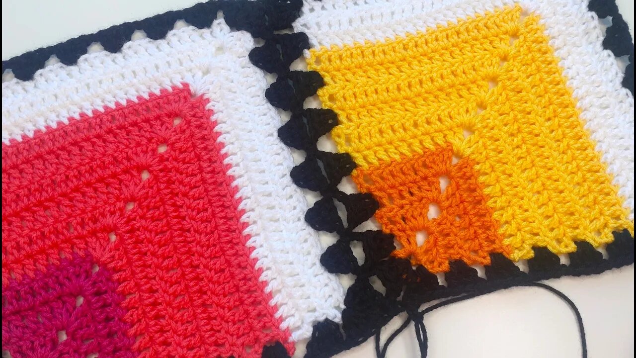 How to crochet 3D blanket motif