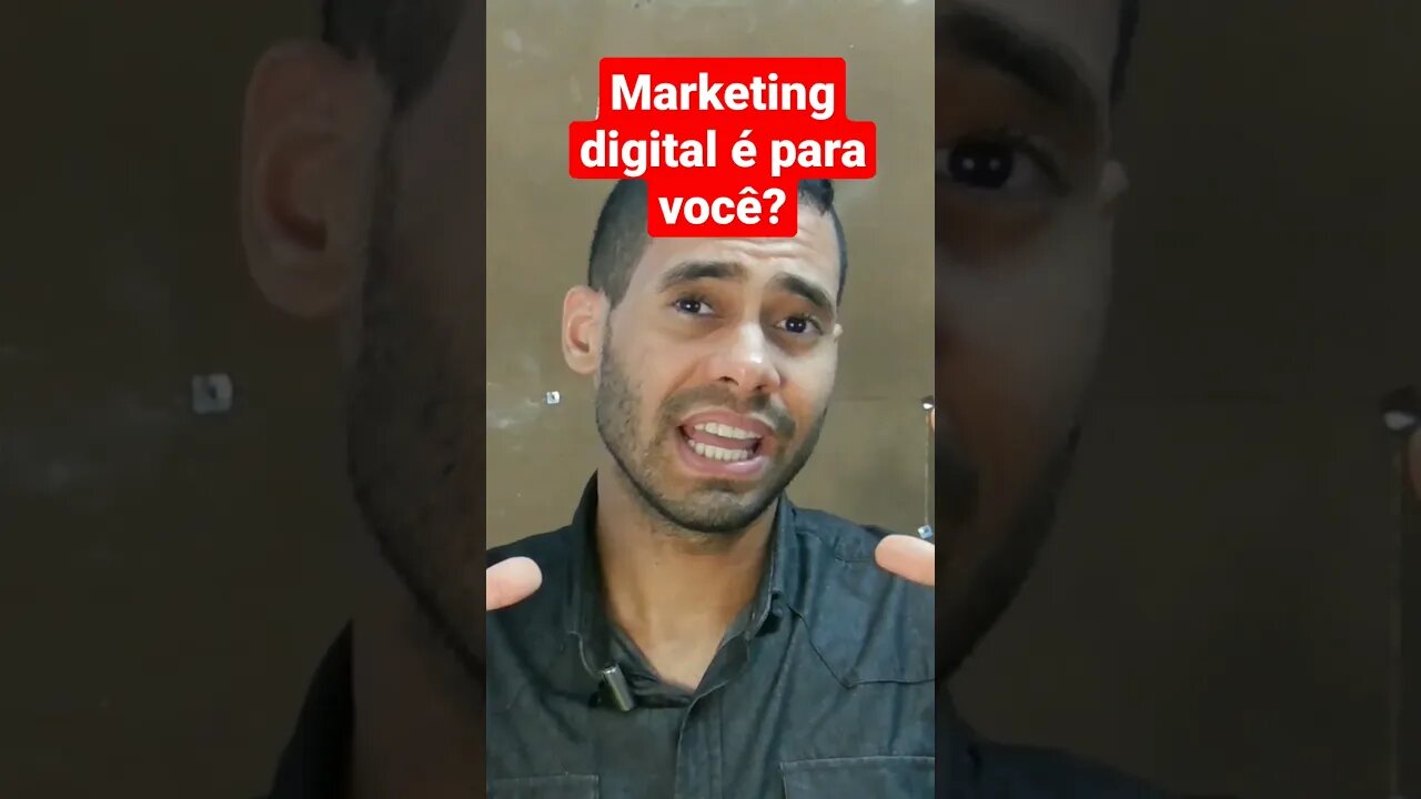 Marketing digital não é para mim