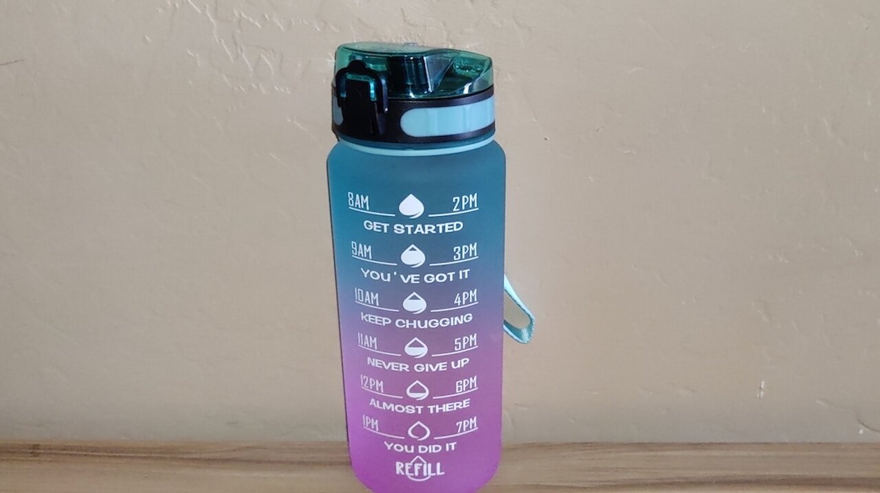 Motivational 32oz Leak Proof Water Bottle