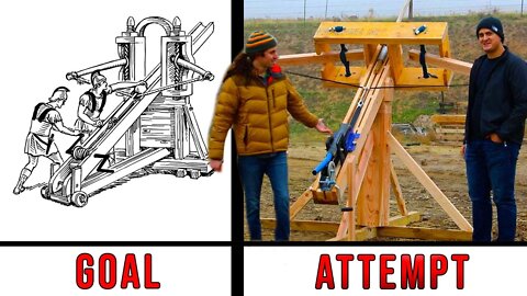 We Made a Roman Siege Weapon - Homemade Ballista