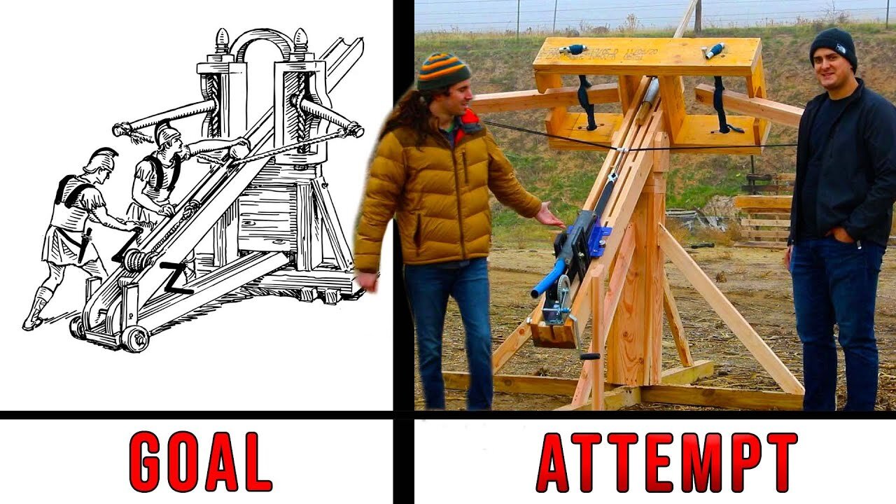 We Made a Roman Siege Weapon - Homemade Ballista