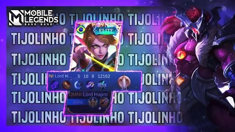 CARREGUEI O TIJOLINHO DO ML JOGANDO DE HYLOS | MLBB