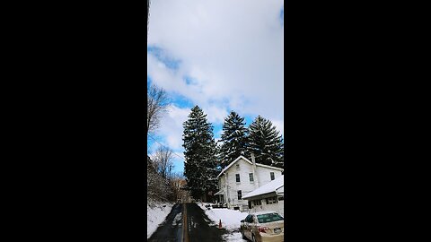 Snow and Blue skies