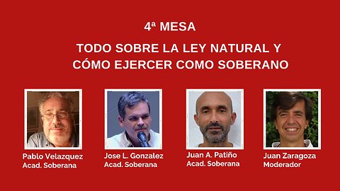 4ª MESA LEY POSITIVA Y LEY NATURAL