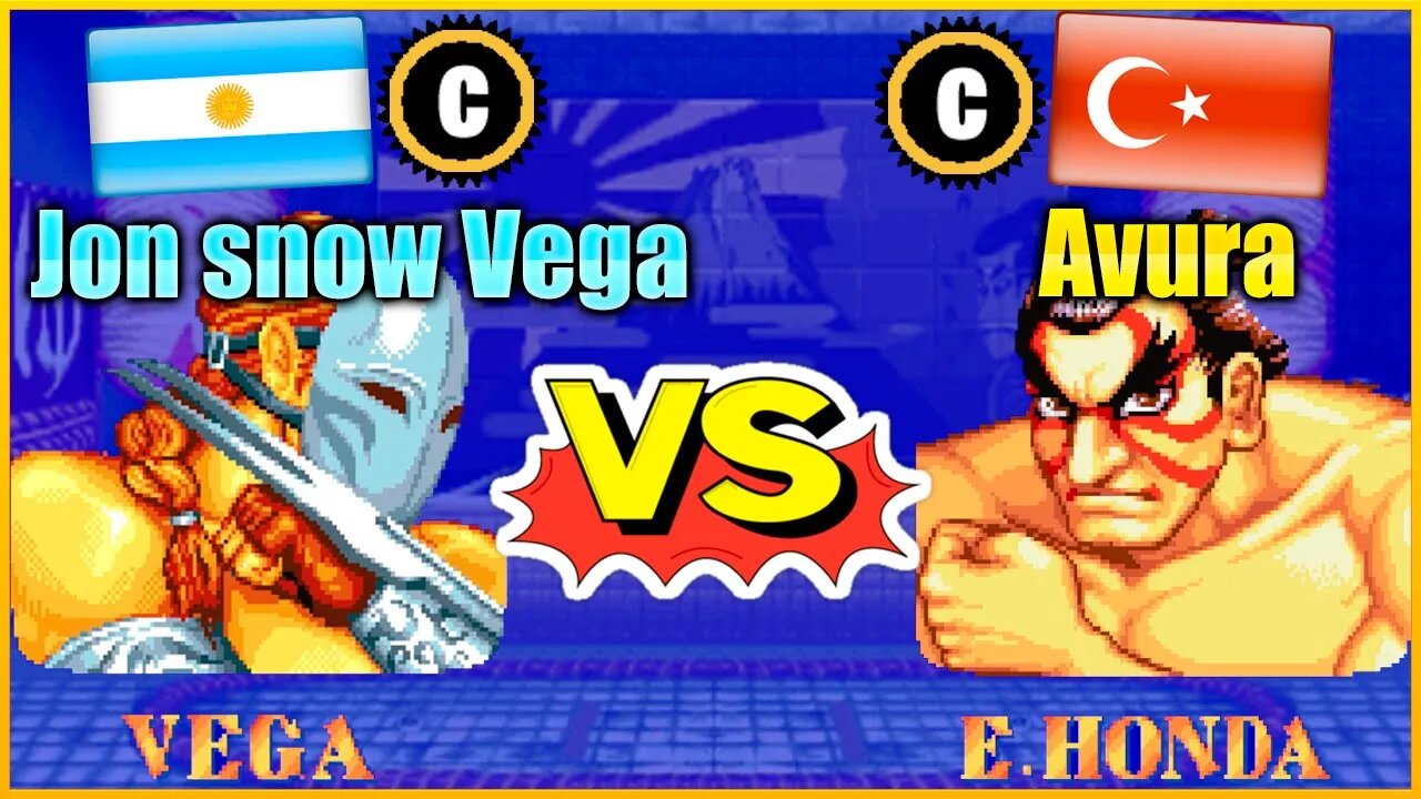 Street Fighter II': Champion Edition (Jon snow Vega Vs. Avura) [Argentina Vs. Turkey]