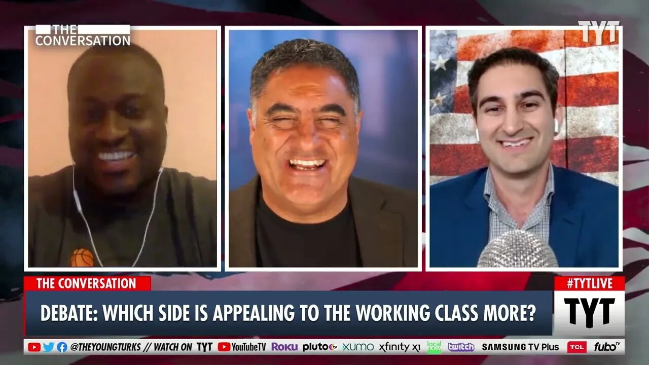 Ashton Joins The Young Turks' Cenk Uygur & Wosny Lambre To Debate Which Party Supports Working Class