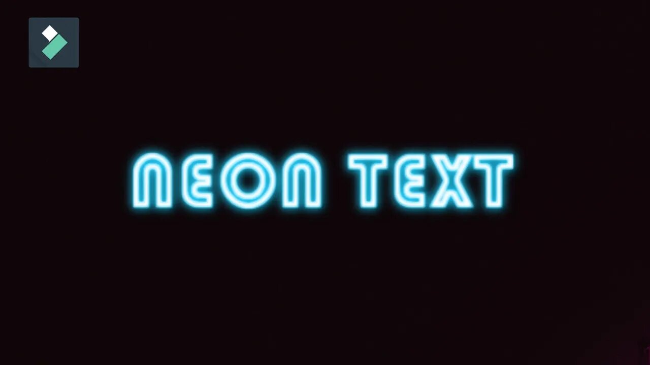 Neon Text Glow Effect | WONDERSHARE FILMORA | Tutorial