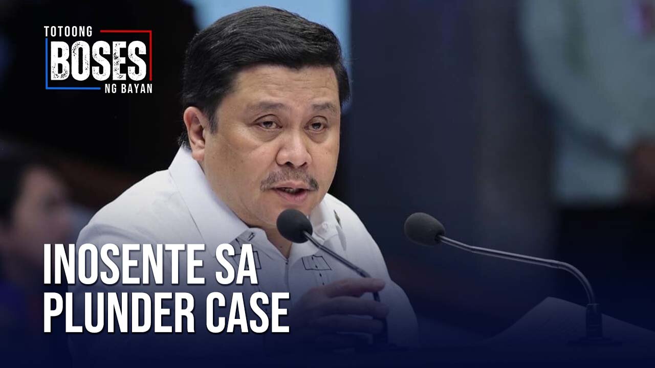 Sen. Jinggoy Estrada, inosente sa plunder case pero guilty sa panunuhol kaugnay sa pork barrel scam