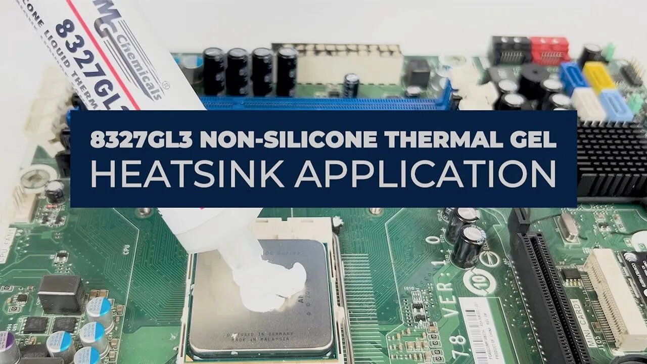 8327GL3 Non-Silicone Thermal Gel Heatsink Application