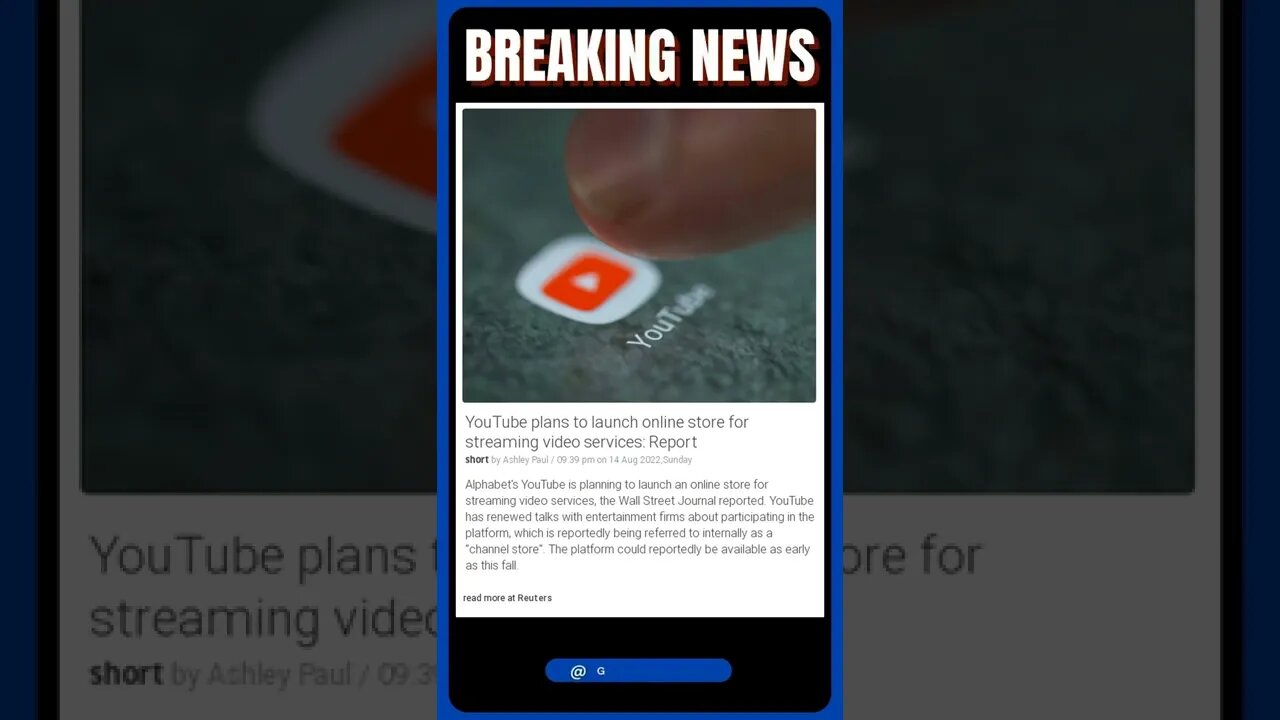 Latest Headlines: YouTube plans to launch online store for streaming video services: Report #shorts